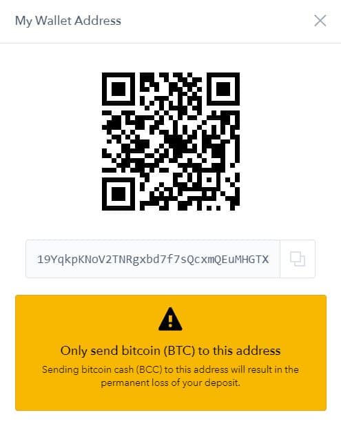 Your Coinbase Bitcoin Address