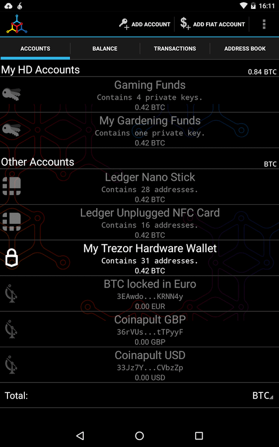 MyCelium Mobile Bitcoin Wallet