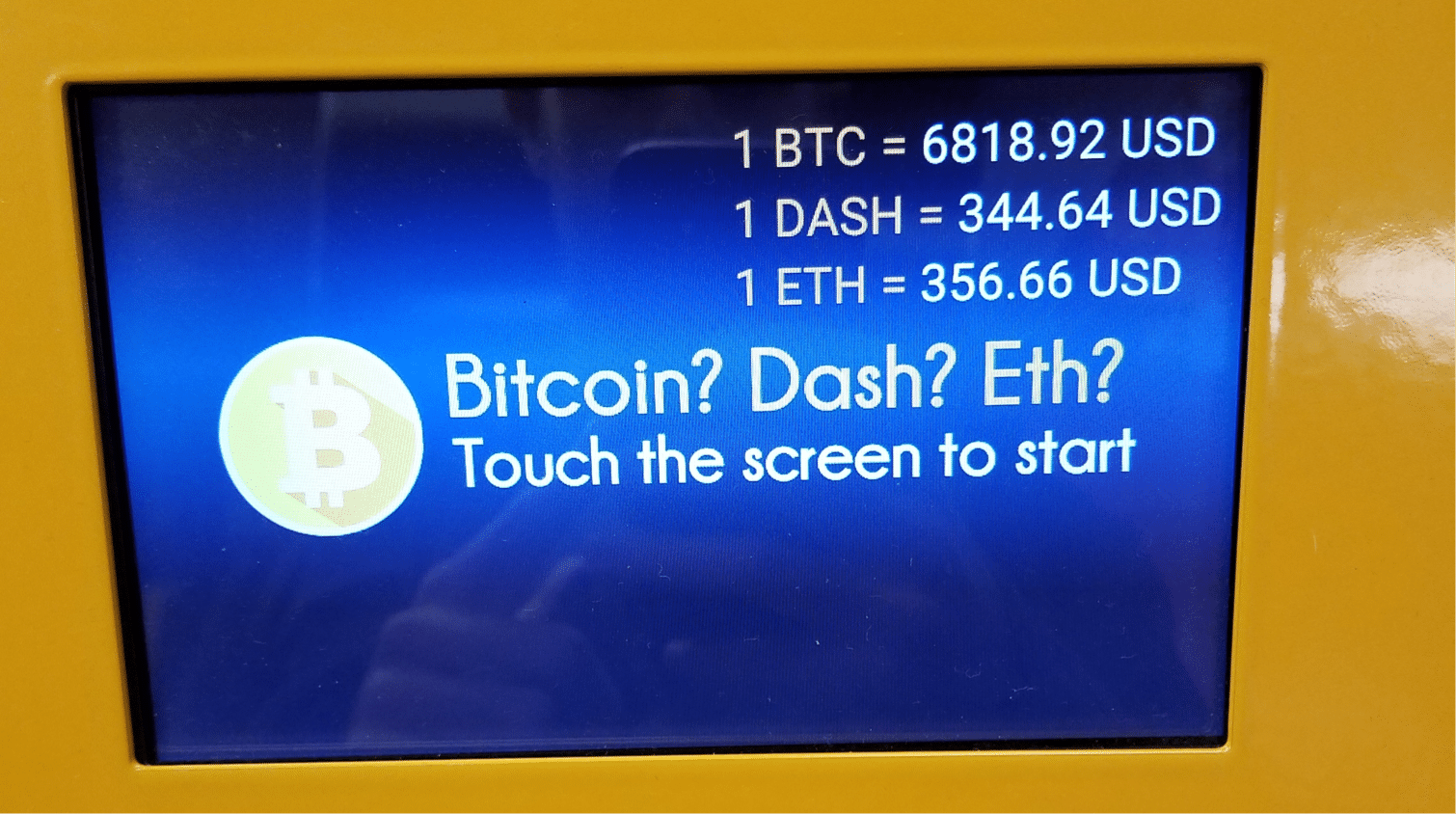 Distributeur automatique de billets Bitcoin