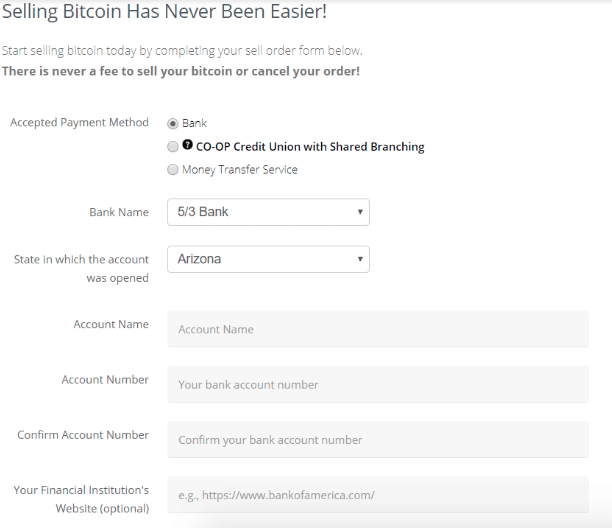 sell bitcoin bitquick
