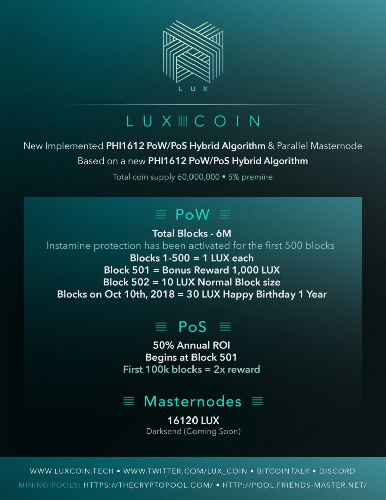 lux cryptocurrency