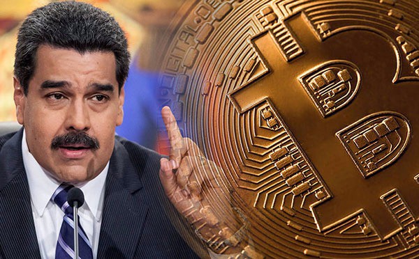 Nicolas Maduro and a Bitcoin