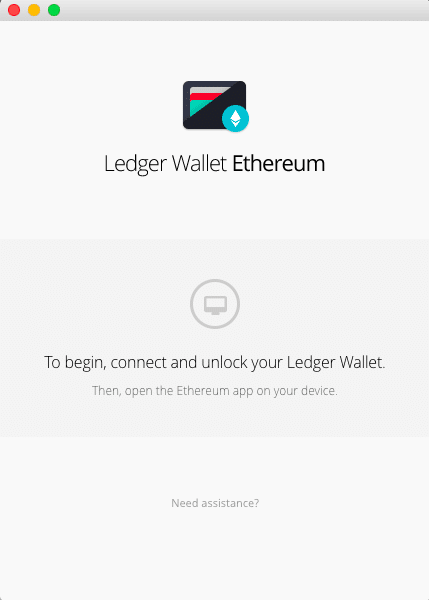 ledger wallet ethereum app