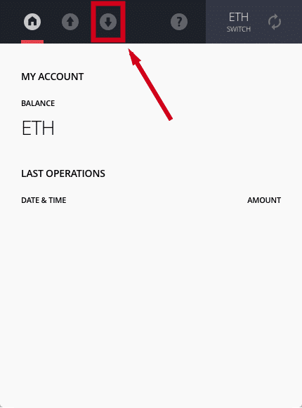 ledger ethereum wallet app receive