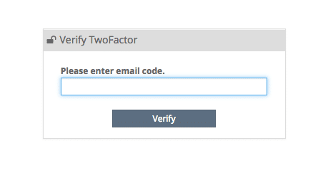 Cryptopia two factor email verification