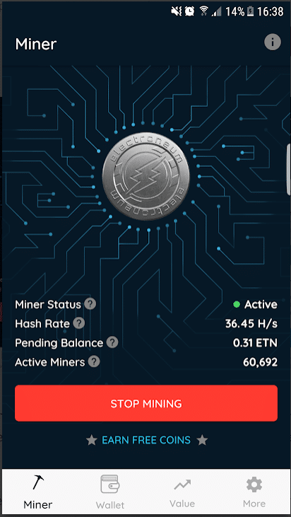 crypto mining mobile app