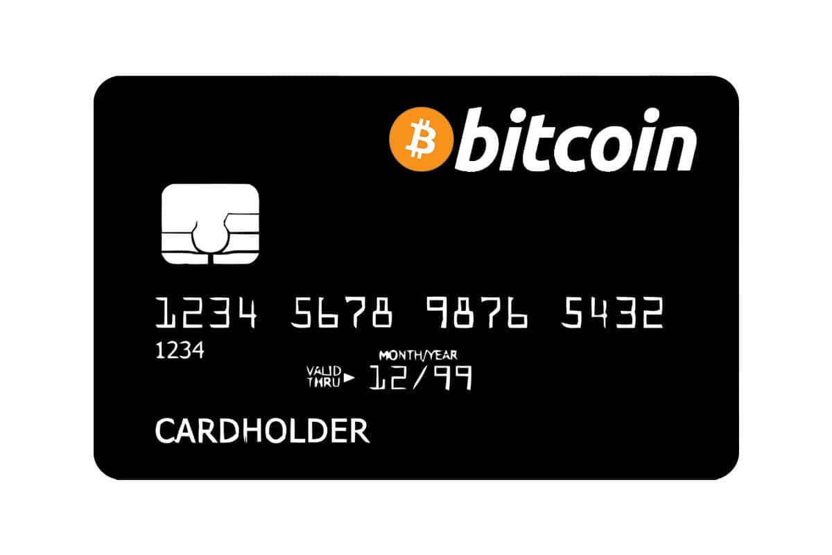Bitcoin Debit Card Featuring NFC Card