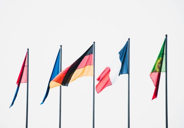 European flags