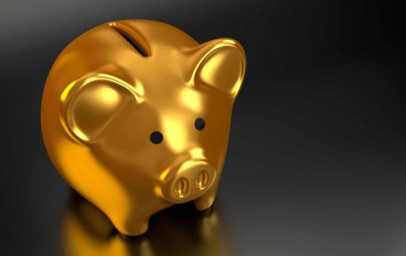 Blockchain wealth management - Gold piggy