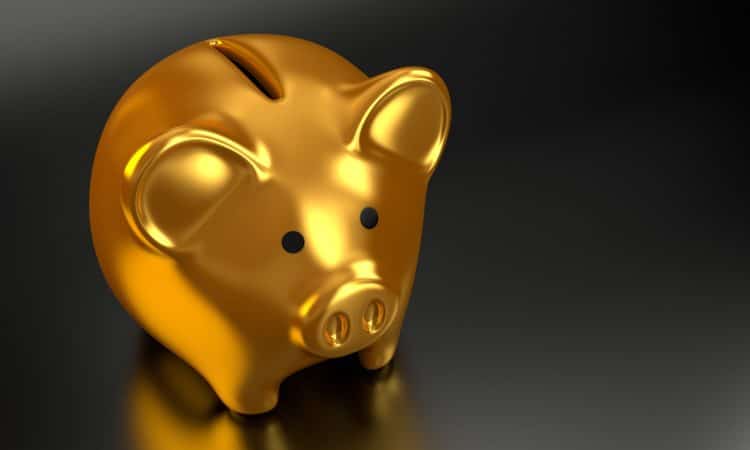 Blockchain wealth management - Gold piggy