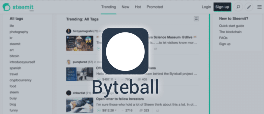 byteball steem