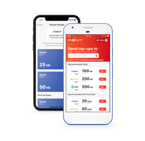 Picture of DENT App on Android and iOS