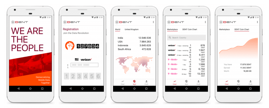 DENT Coin App pictures