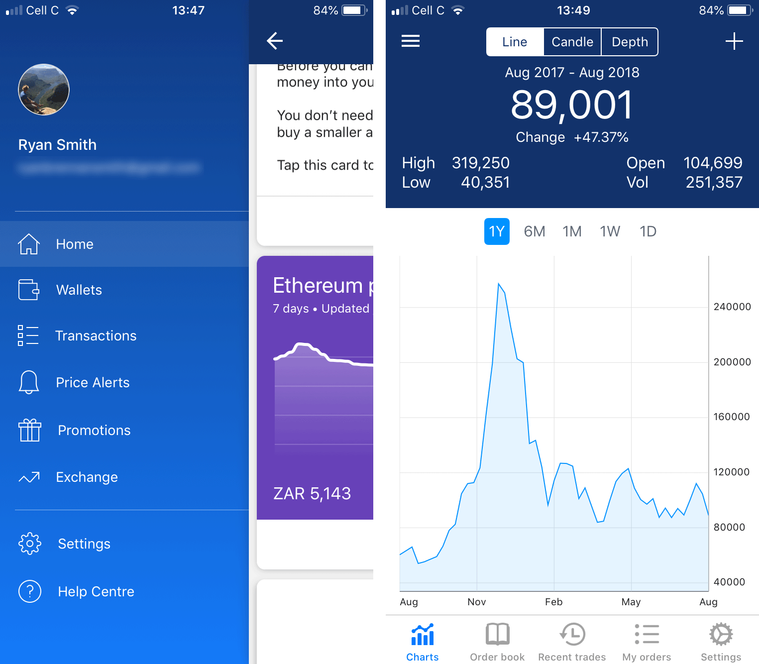 Luno review. The Luno app seems quite easy to use