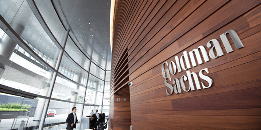 Goldman Sachs has an interest in the cryptocurrency sector.