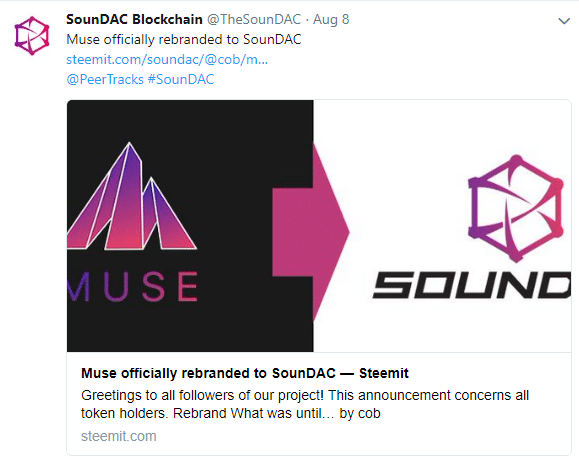 SounDAC Announces Rebranding Via New Twitter
