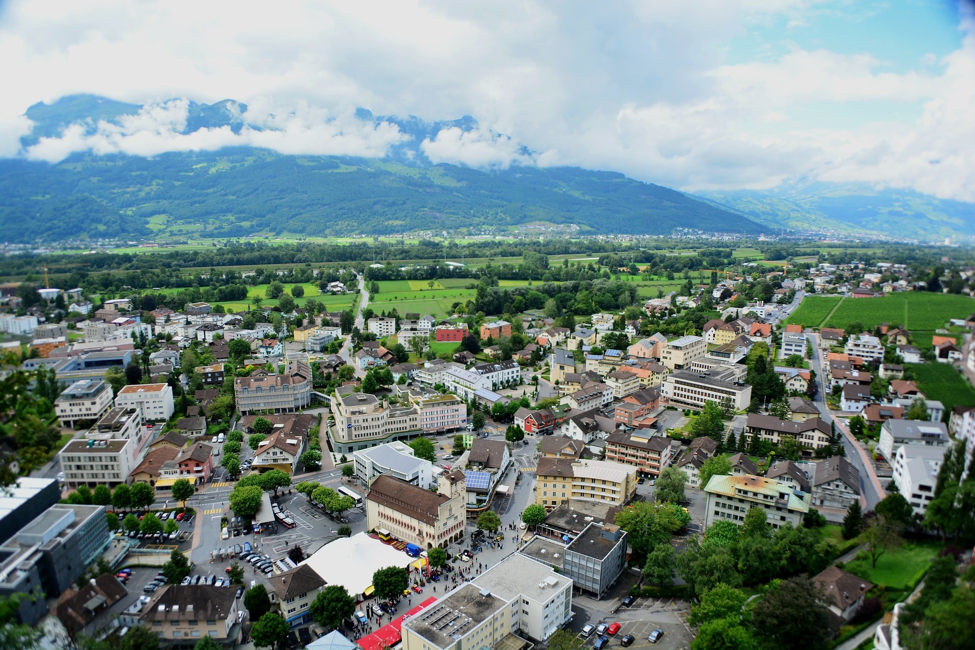Views over Liechtenstein