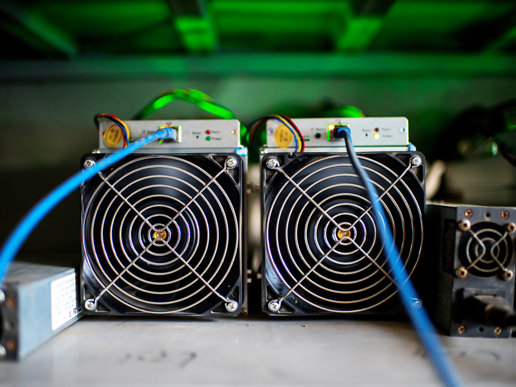 Chinese bitcoin mining rigs