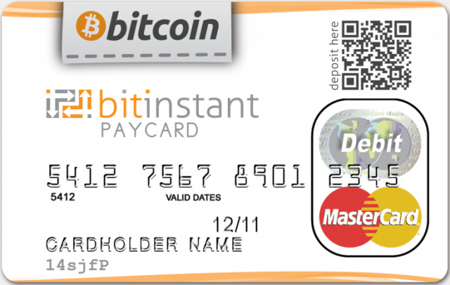 BitInstant Paycard