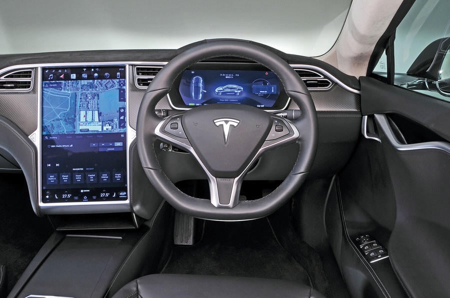 Tesla Model S Interior via Autocar