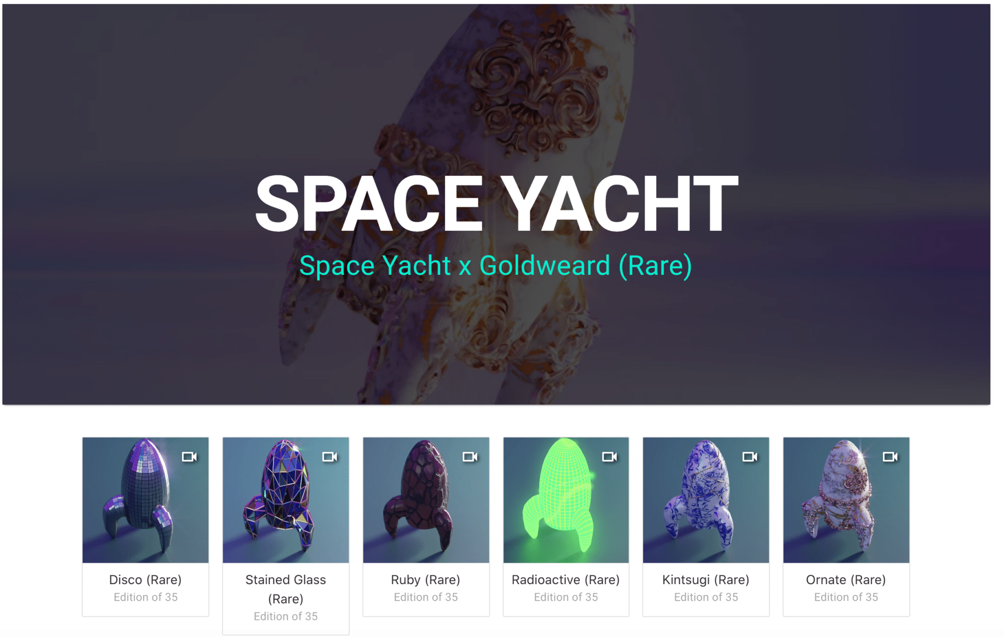 Space Yacht's collection on NiftyGateway.