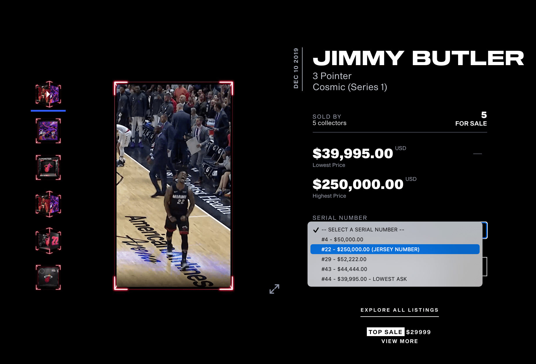 Jimmy Butler NBA Top Shot
