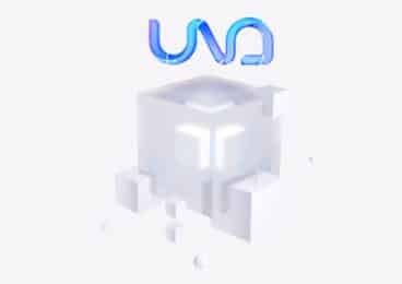 Image of UNA Blockchain logo.