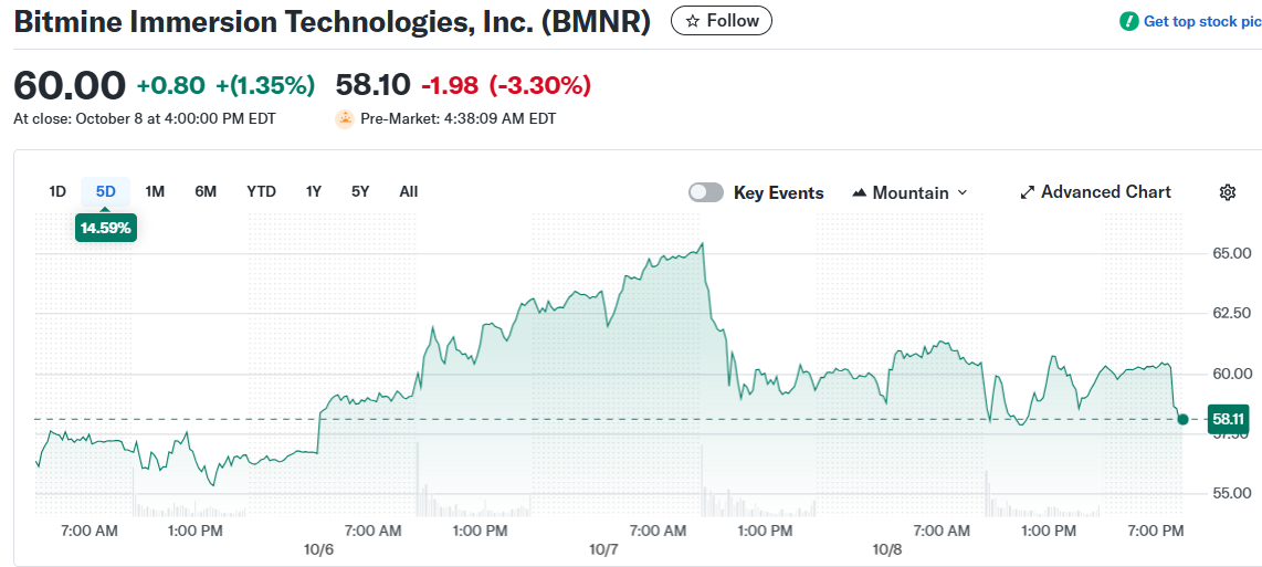 Bitmine Immersion Technologies, Inc. (BMNR)
