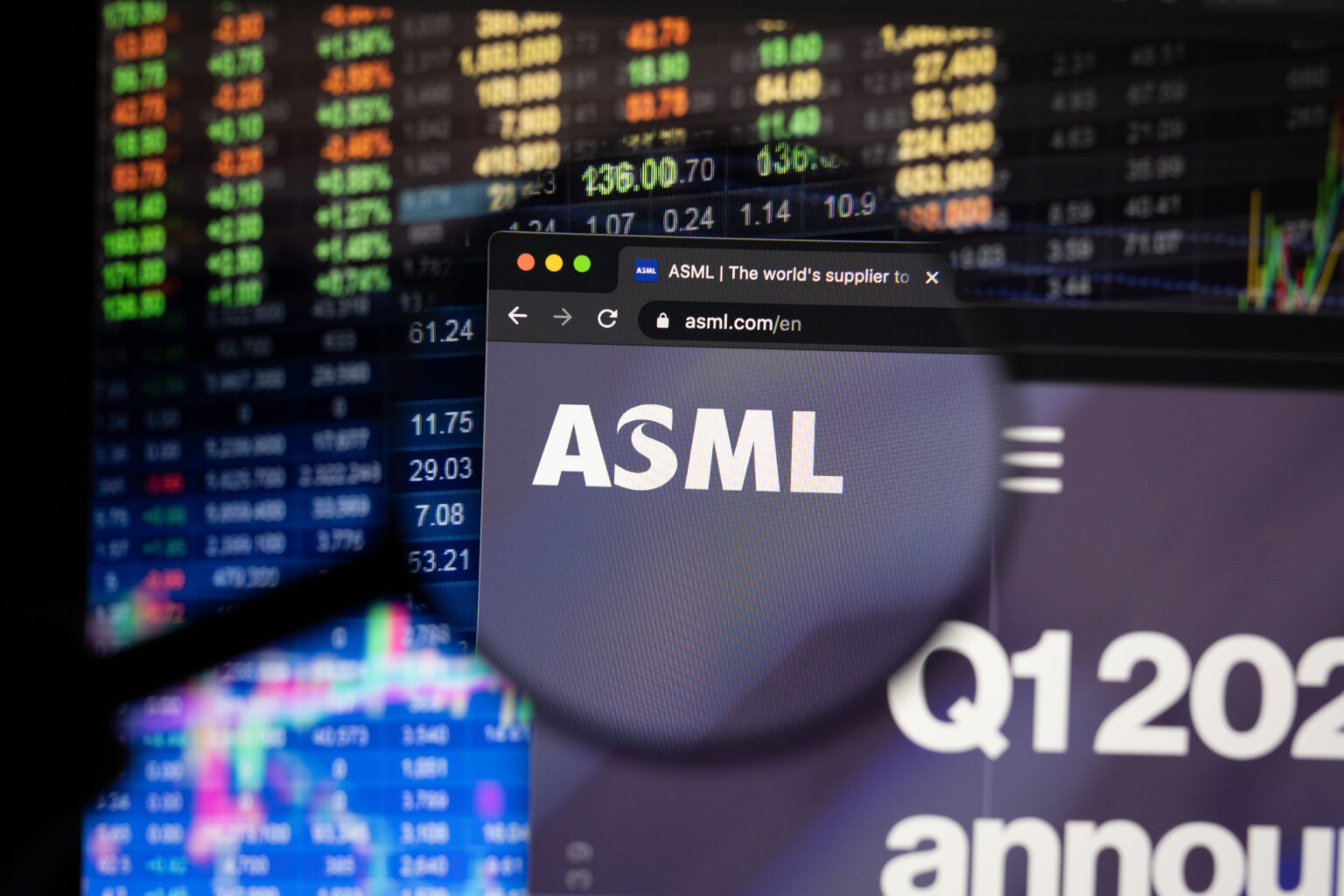 ASML (ASML) Stock; Inches Higher Amid Global EUV Technology Race ...