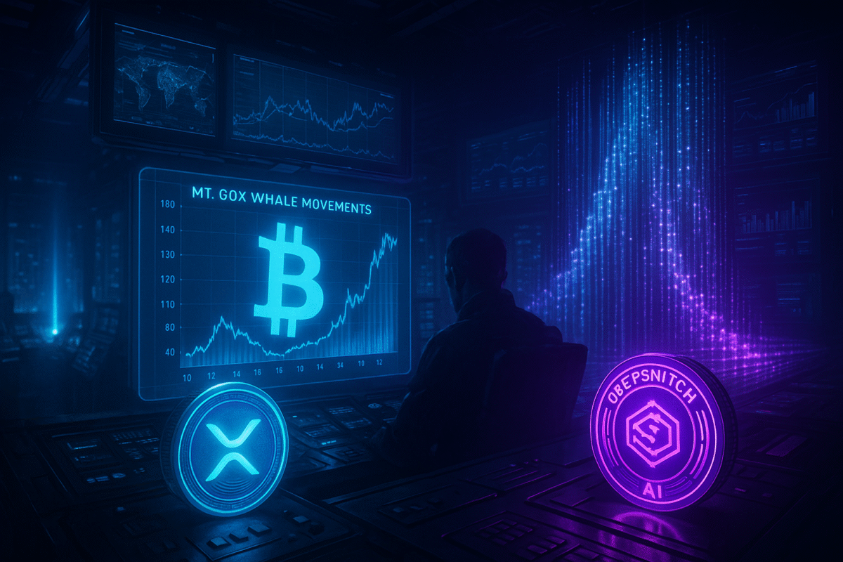 XRP Price Prediction: Mt. Gox Shifts $953M in BTC, DSNT Pumps 58% as Presale Snipers Inject Over $555k in Stage 2