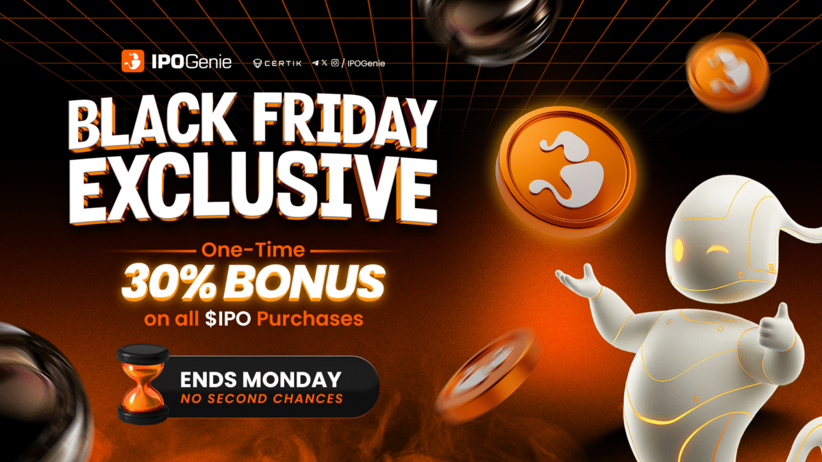 Black Friday Bonus Event: IPO Genie Sees Its Fastest Presale Surge Yet