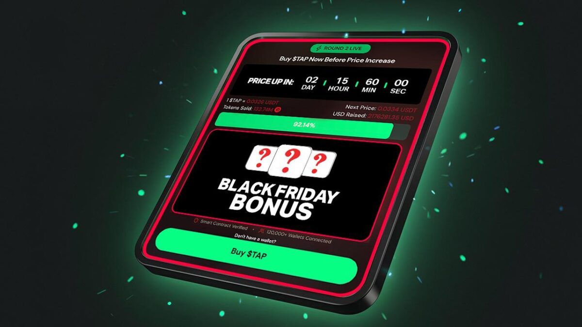 Digitap ($TAP) Price Prediction: Why $10 is Possible, Black Friday Sale Ends in 48 Hours