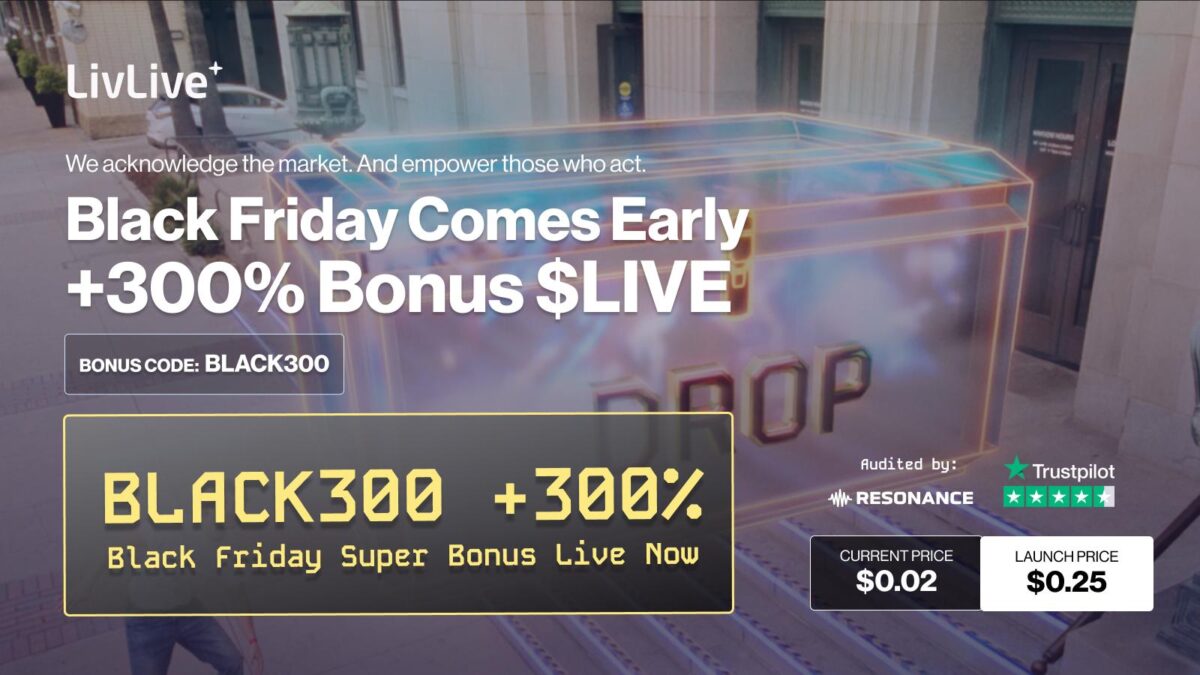 Crypto Shock Turns Into Opportunity: LivLive’s 300% Bonus Crowns It the Best Crypto to Buy Right Now, Outshining BNB & LTC