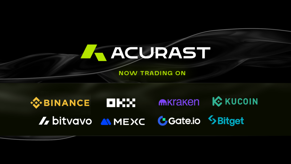 Acurast’s $ACU Token Went Live on Binance, OKX, Kraken, KuCoin, Bitvavo, Gate and More Following $11M Raise