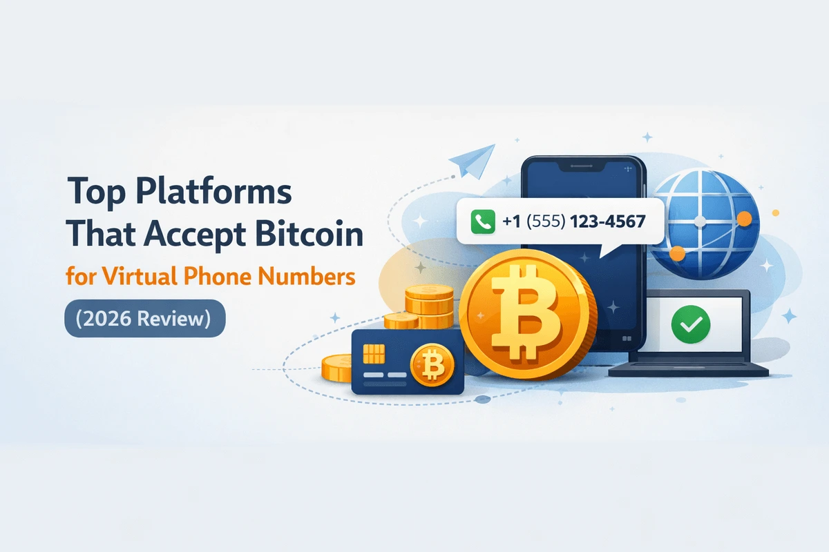 Top Virtual Phone Number Platforms That Accept Bitcoin (2026 Review)