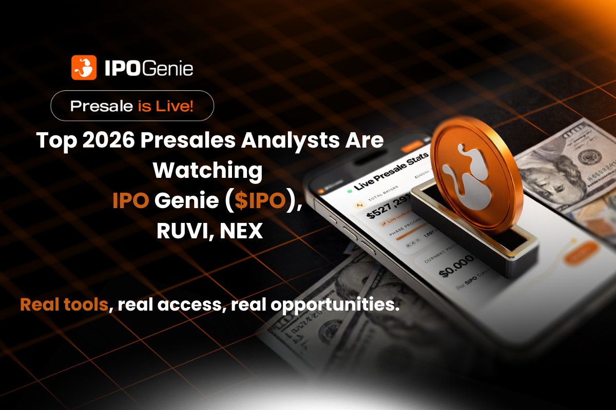Top Crypto Presales to Buy in 2026: Why Analysts Track IPO Genie ($IPO) Next to Ruvi AI and Nexchain