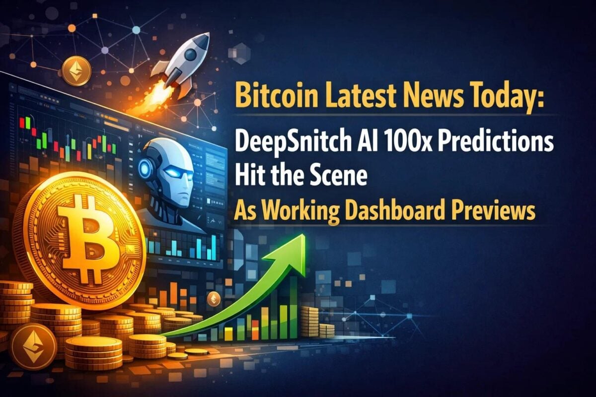 Bitcoin Latest News Today: DeepSnitch AI 100x Predictions Hit the Scene As Working Dashboard Previews, BTC and ETH See Small Pumps