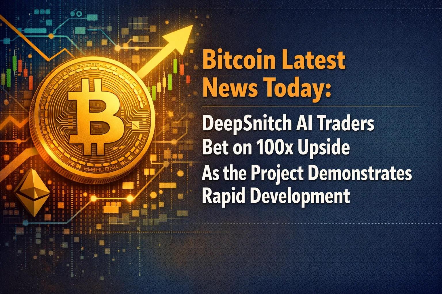 Bitcoin Latest News Today: DeepSnitch AI Traders Bet on 100x Upside As ...