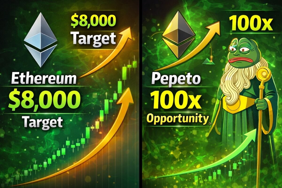 Ethereum Price Prediction 2026: Can ETH Reach $8,000 ? Or Pepeto is the Next Crypto to Explode This Cycle