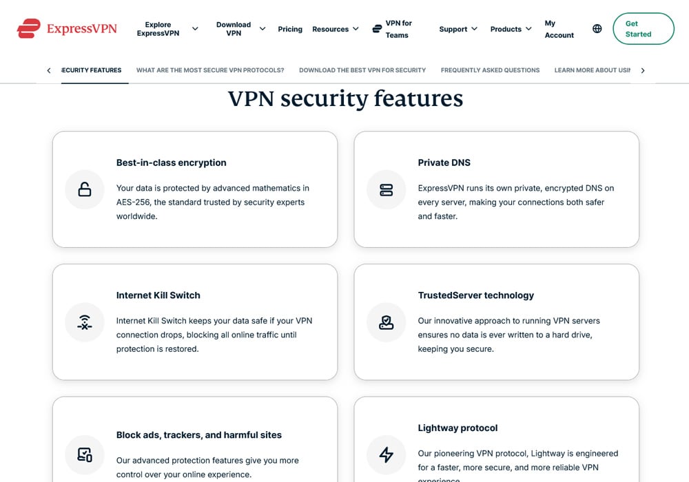 ExpressVPN Security