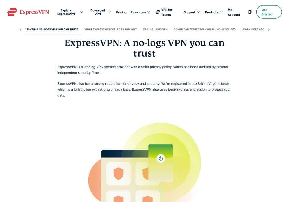 ExpressVPN No-Logs Policy