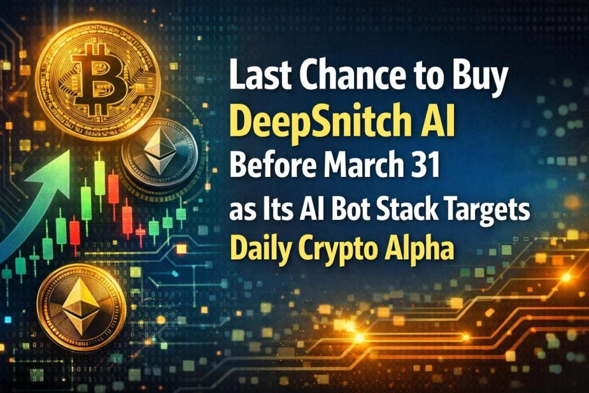 Last Chance to Buy DeepSnitch AI Before March 31 as Its AI Bot Stack Targets Daily Crypto Alpha; BMIC and MUTM Present Solid Plays