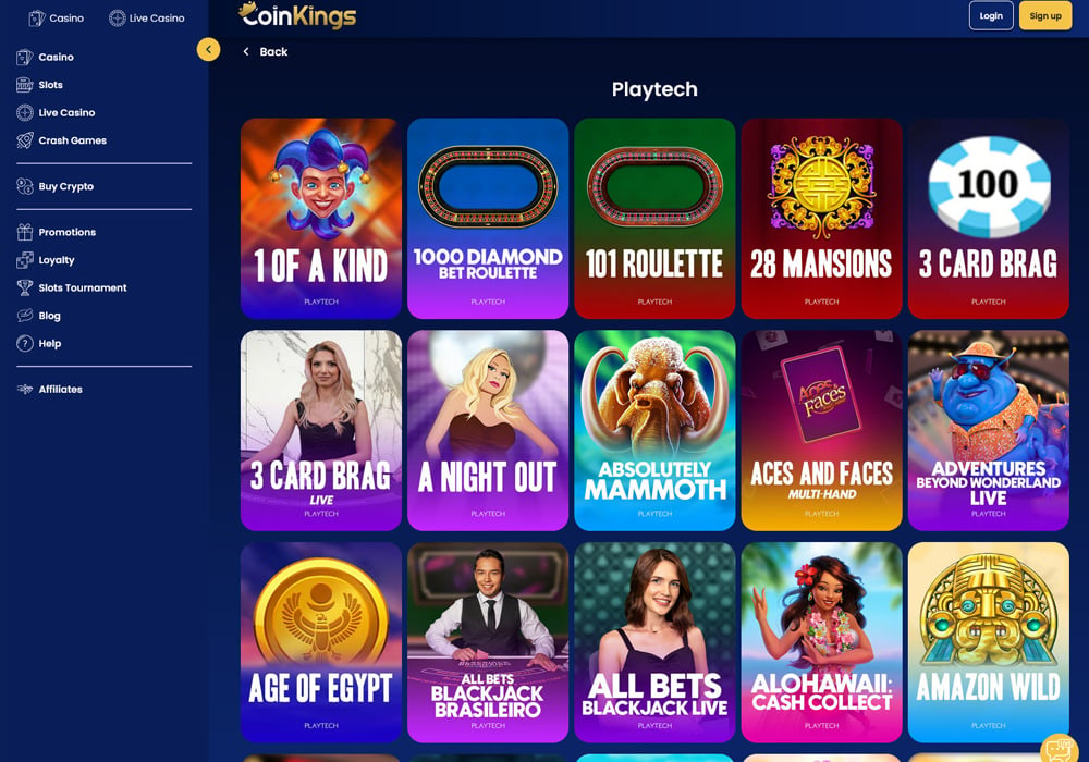 Playtech at Coinkings